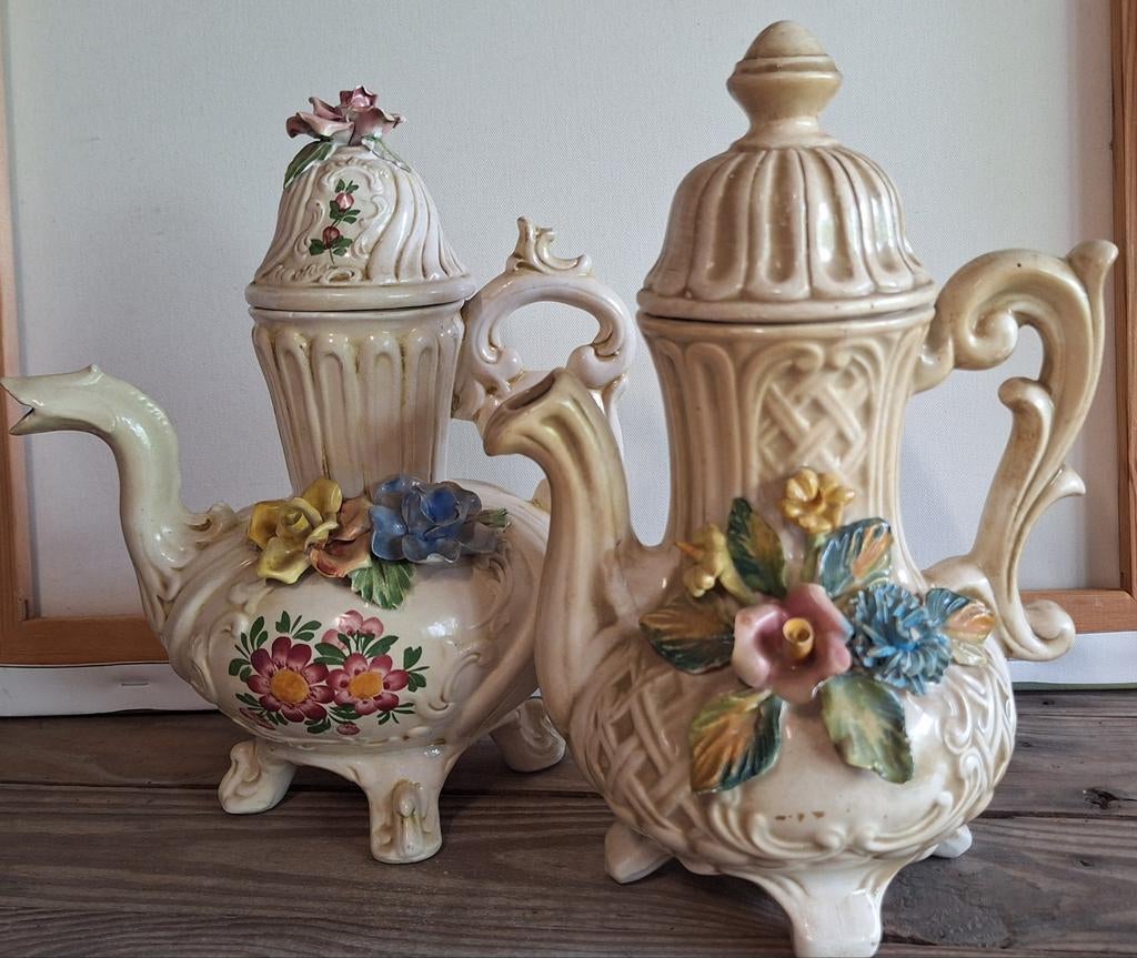 Vintage retro theepot vaas, Enlèvement ou Envoi