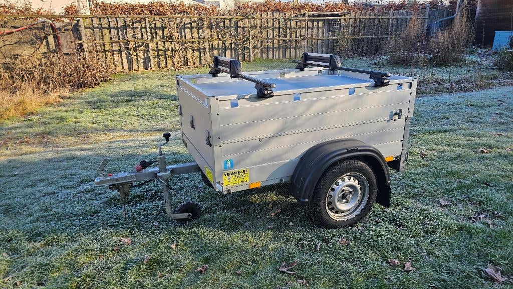 aanhangwagen met deksel, Auto diversen, Aanhangers en Bagagewagens, Gebruikt, Ophalen