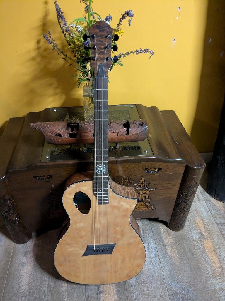 Michael Kelly Forte Porto X Naturel, Musique & Instruments, Enlèvement, Neuf, Guitare Western ou Guitare Folk, Avec capteur (piezo)