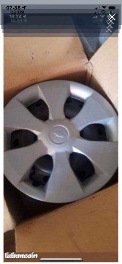 À vendre jantes tôles plus enjoliveurs 15pouces Chevrolet, Enlèvement ou Envoi, Comme neuf