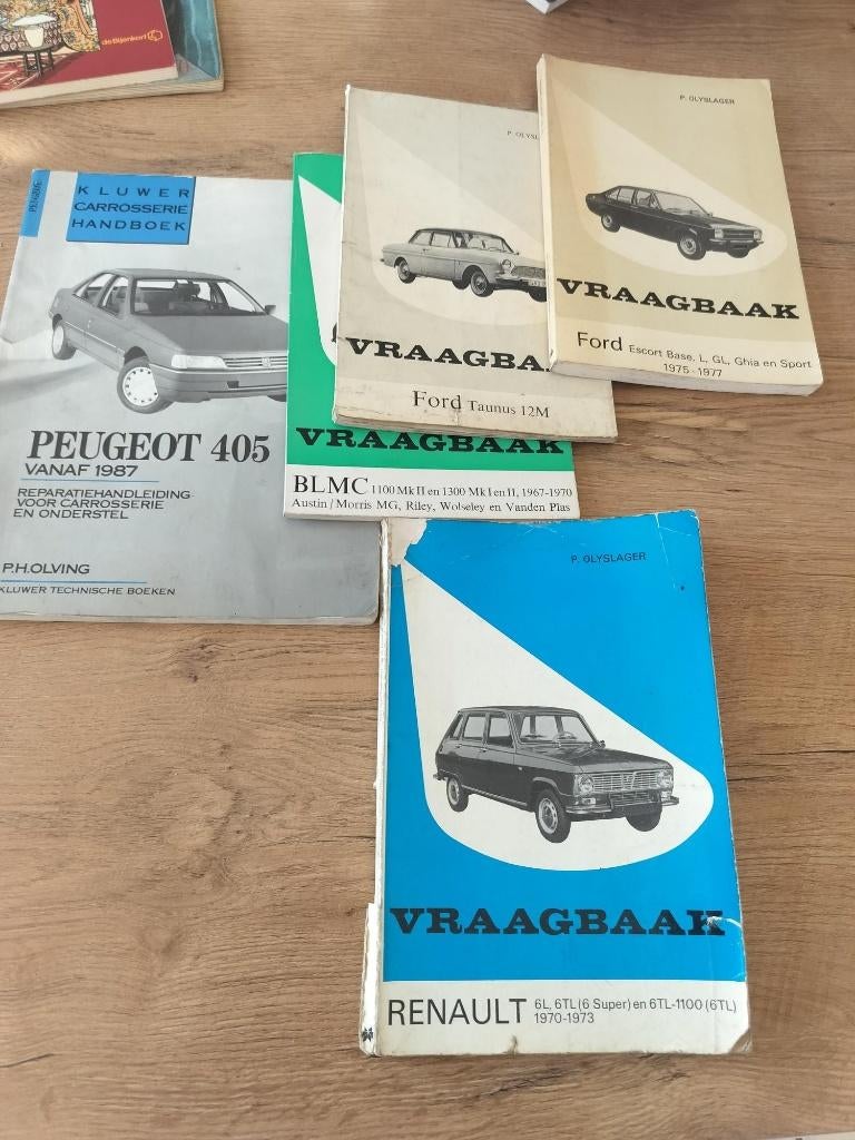 5 x vraagbaak renault ford BLMC, Enlèvement ou Envoi