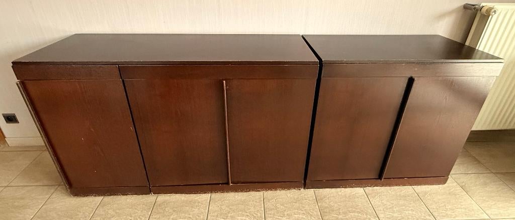 Buffet 5 portes – massif, modulable, à rafraîchir, Maison & Meubles, Armoires | Buffets, Utilisé, Moins de 100 cm, 200 cm ou plus