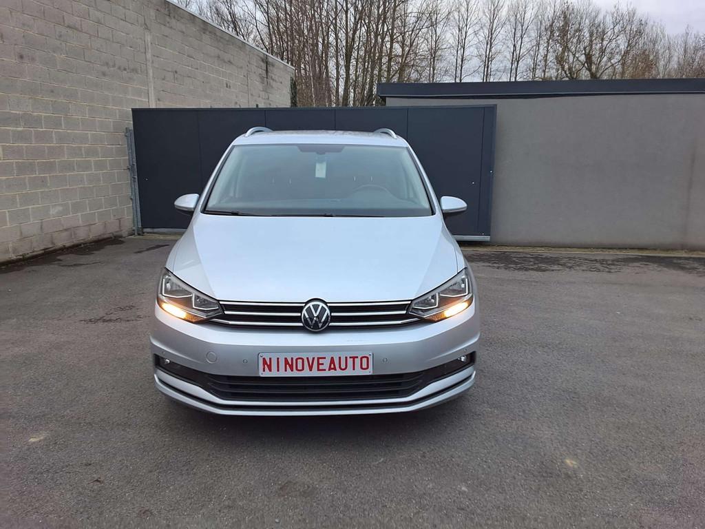 Volkswagen Touran 2.0 TDi SCR Trendline AUTOM 7PL CAM CARPLA, Auto's, Electronic Stability Program (ESP), Stof, Euro 6, 116 pk
