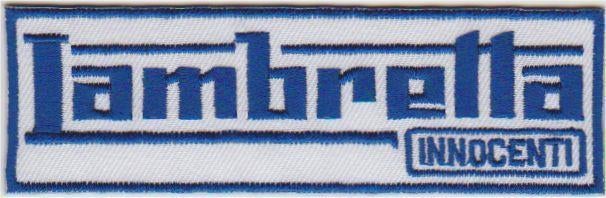 Lambretta Innocenti stoffen opstrijk patch embleem #4, Motoren, Verzenden, Nieuw