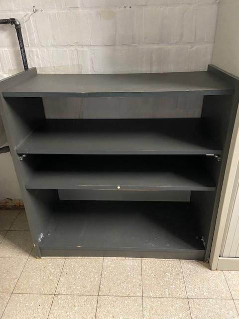 Stevige opbergkast met verlichting, Tuin en Terras, Ophalen, Gebruikt, Hout, Overige typen