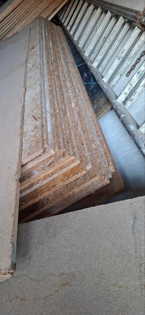 Osb platen 5 stuks (1,8cm dik) 2,5 m op 1,2m, Doe-het-zelf en Bouw, Hout en Planken, Ophalen