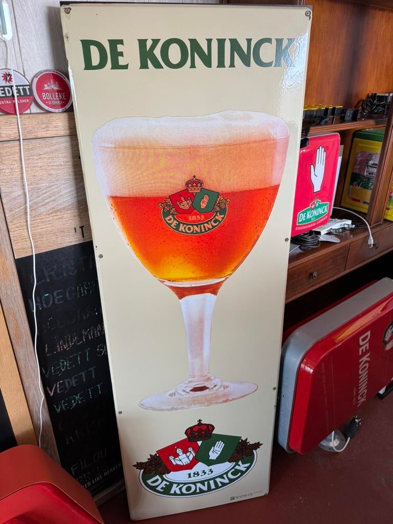 De koninck bord, Verzamelen, Biermerken, Ophalen, Zo goed als nieuw, De Koninck