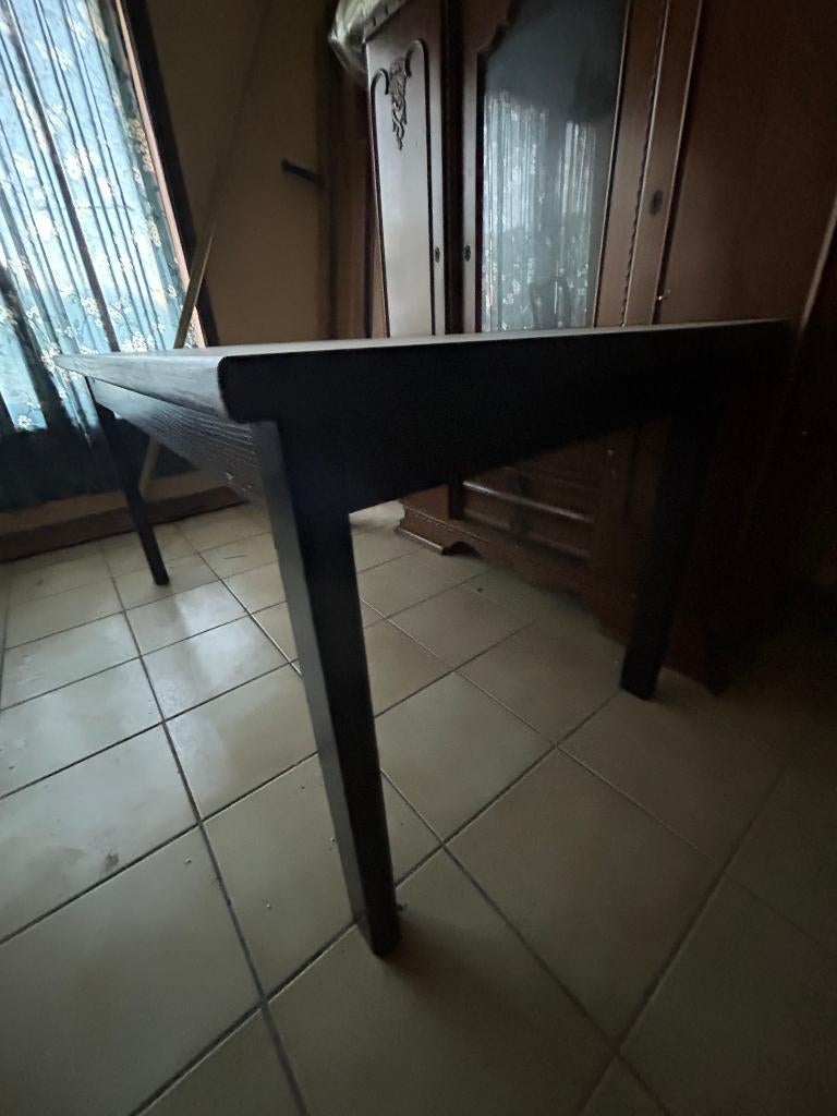 Rechthoekige keukentafel in teak voor binnen, Huis en Inrichting, Tafels | Eettafels, Ophalen