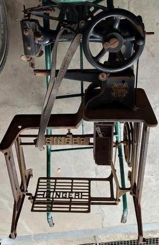 Singer 29K58 vintage schoenmakers machine + boekje, Ophalen