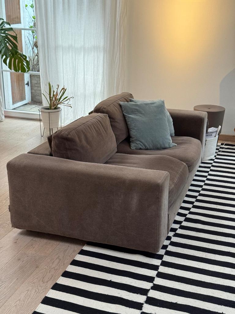 leuke 2-zit zetel - 200x100cm, Huis en Inrichting, Ophalen, Gebruikt, Tweepersoons, 75 tot 100 cm