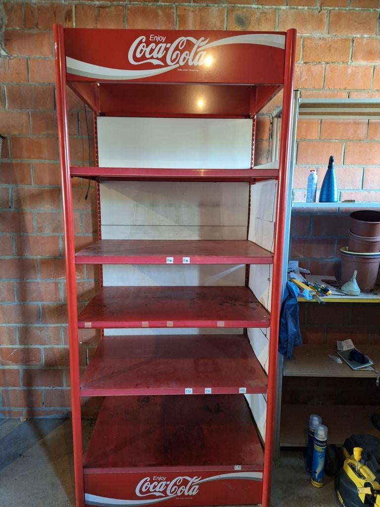 Étagère en fer à Coca Cola., Collections, Enlèvement, Utilisé, Ustensile
