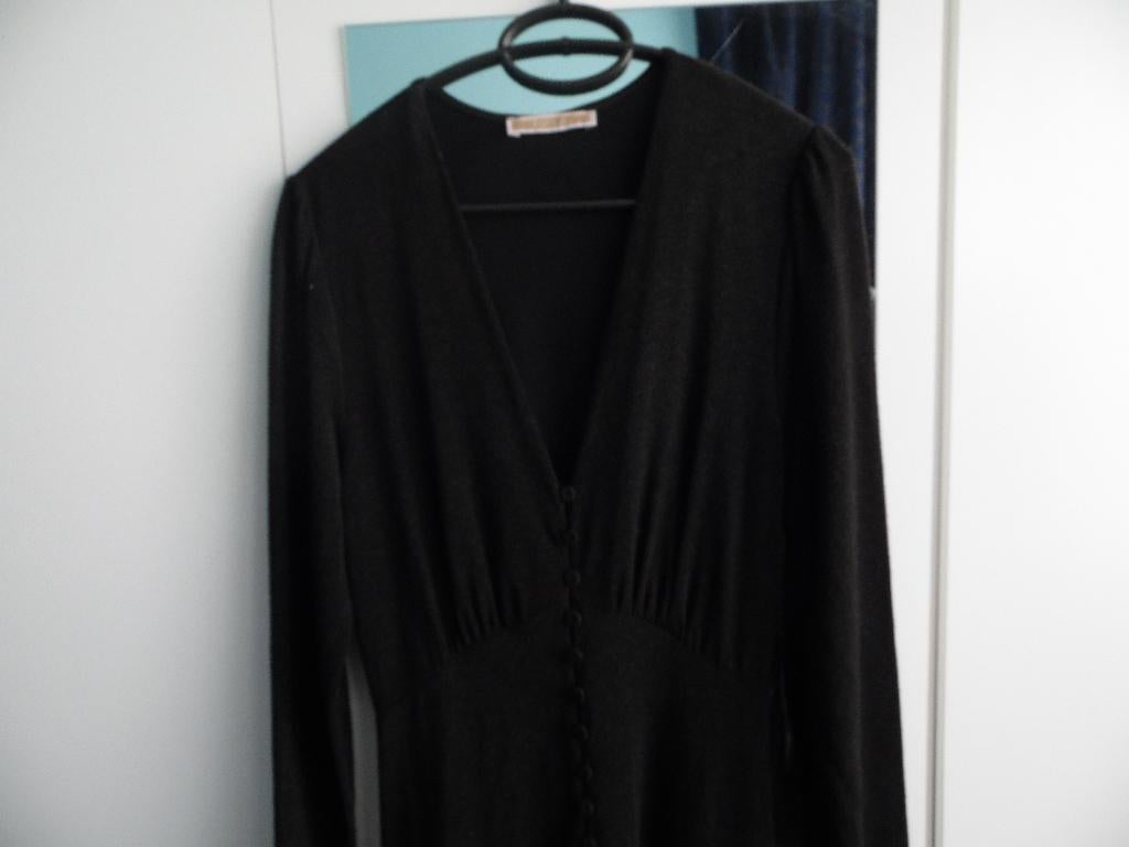 LANGE JURK VAN KOCCA, Kleding | Dames, Jurken, Zo goed als nieuw, Maat 38/40 (M), Grijs, Onder de knie, Ophalen of Verzenden