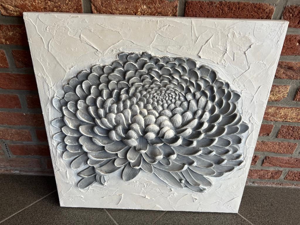 Schilderij met reliëf 7.50€, Ophalen, Schilderij