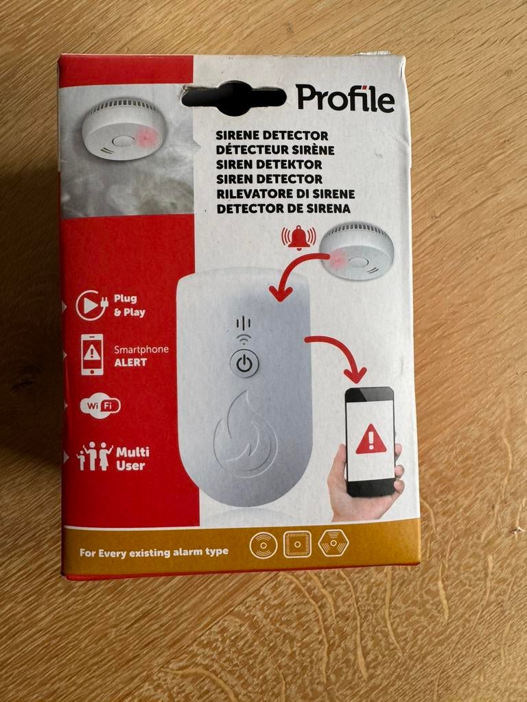 Nieuwe WiFi rookmelder detector in ongeopende verpakking, Ophalen of Verzenden, Nieuw