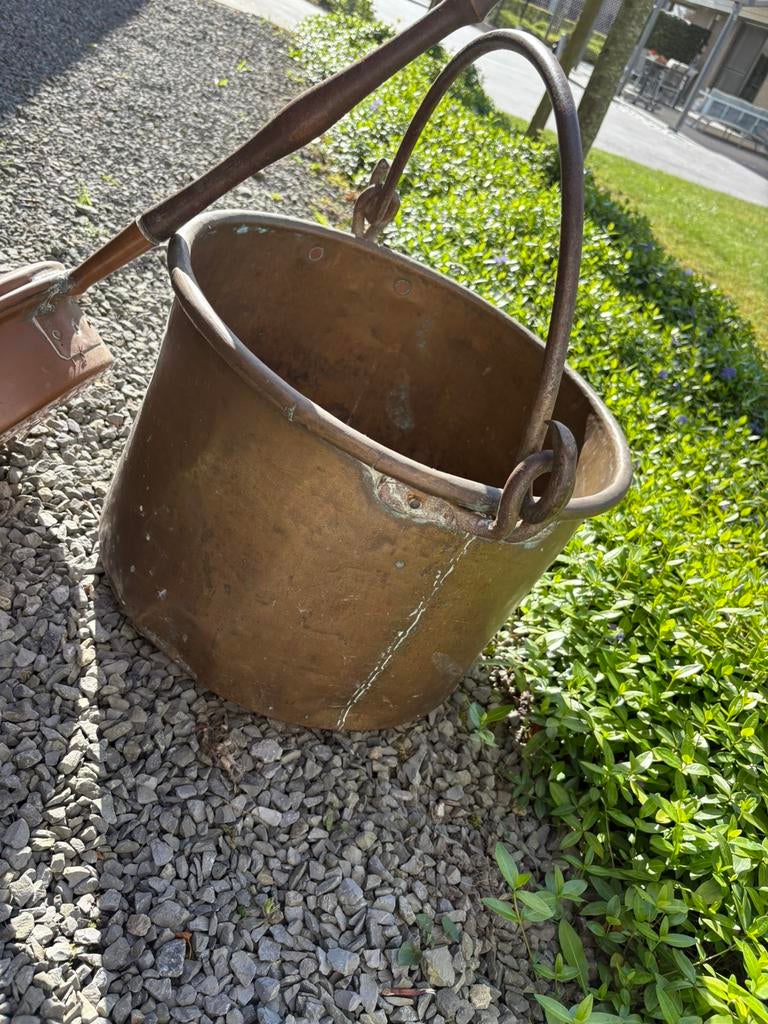 Koperen ketel, Antiek en Kunst, Ophalen, Koper