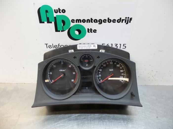 Instrumentenpaneel van een Opel Astra (Astra H 04-), Gebruikt, -, -, Opel