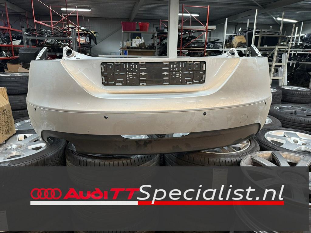 Gebruikte achterbumper zilvergrijs met PDC  LY7W Audi TT MK2, Auto-onderdelen, Ophalen, Gebruikt, -, Audi