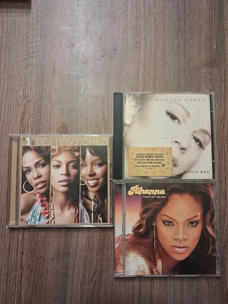 CD pakket: Rihanna, Mariah Carey & Destiny's Child, CD & DVD, CD | R&B & Soul, Enlèvement, 2000 à nos jours, Comme neuf, R&B