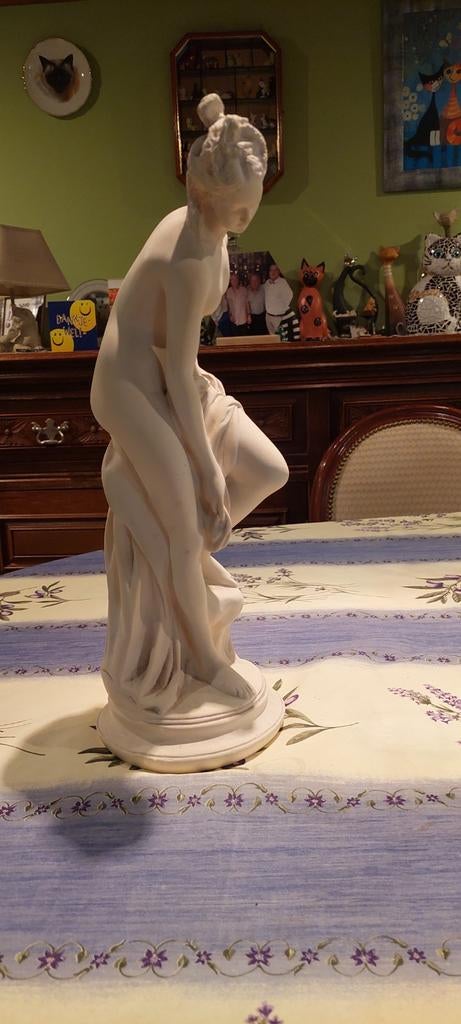 Badende venus naar klasiek italiaans model in gips 42 cm hoo, Antiek en Kunst, Ophalen of Verzenden