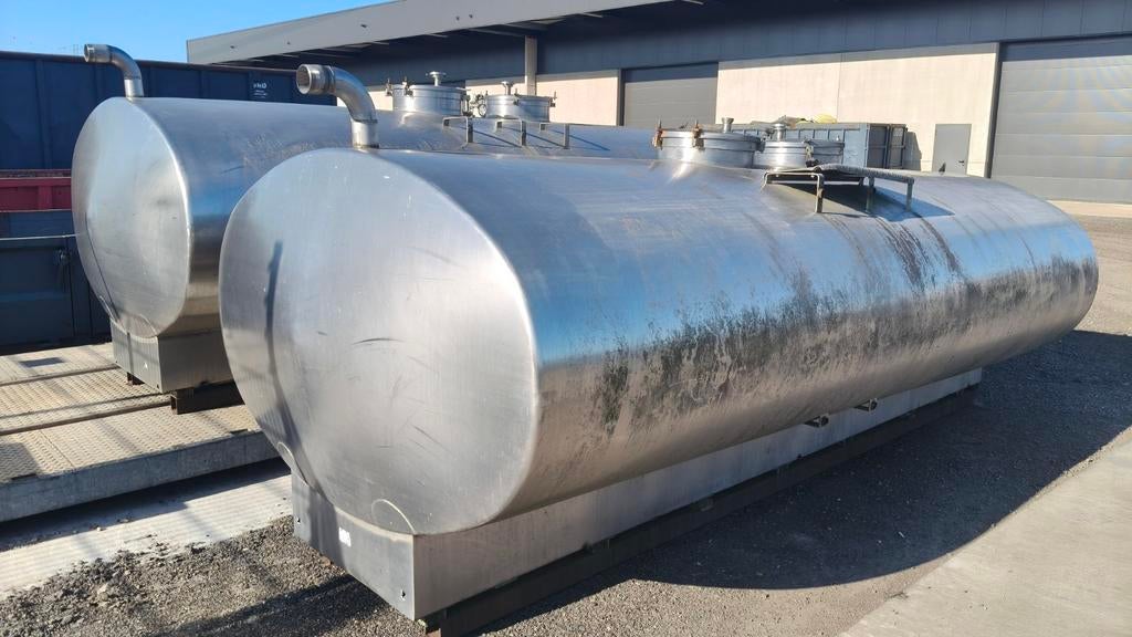 INOX/RVS tanks 2 stuks, Zakelijke goederen, Overige Zakelijke goederen, Ophalen