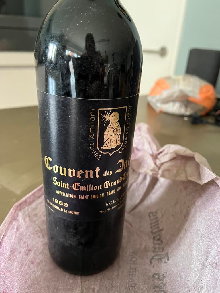 Wijn Saint- Emilion Couvent des Jacobins, Verzamelen, Wijnen, Ophalen, Frankrijk, Nieuw, Rode wijn