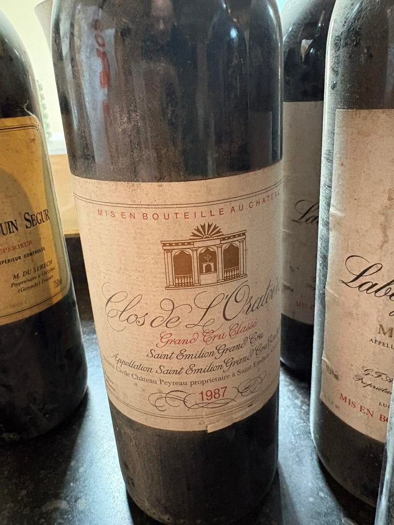 Clos de l’Oratoire, Verzamelen, Wijnen, Ophalen, Frankrijk, Zo goed als nieuw, Rode wijn