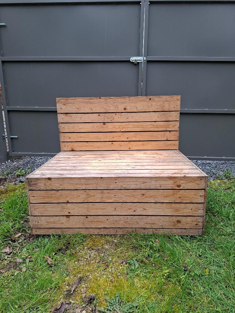Houten zitbank, Jardin & Terrasse, Bancs de jardin, Neuf, Bois, Enlèvement