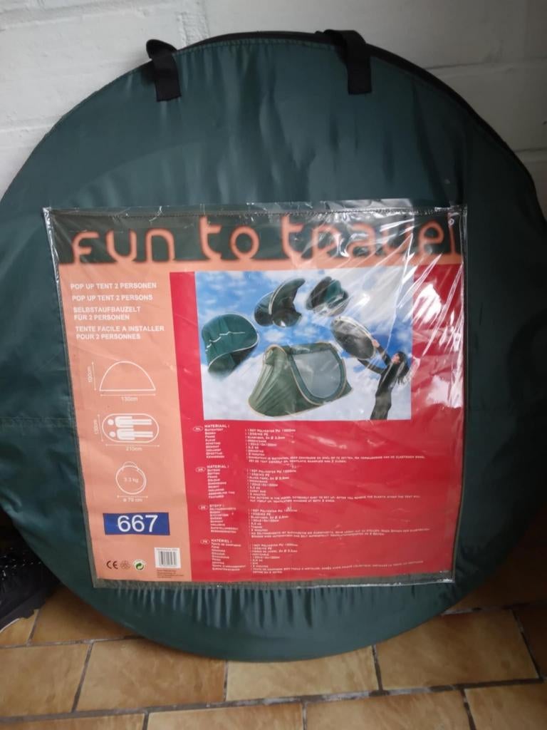 Tent voor festival, Enlèvement