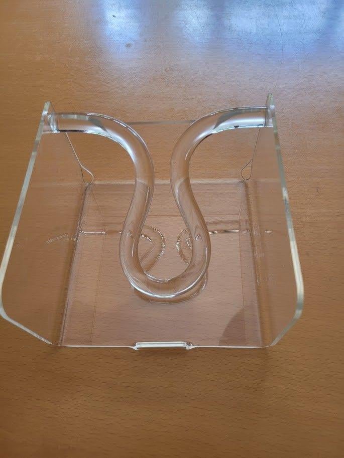 plexi serviettenhouder, Overige materialen, Overige typen, Ophalen of Verzenden, Zo goed als nieuw