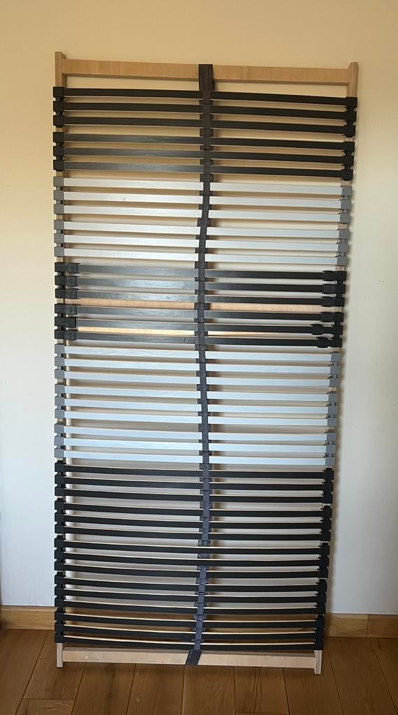 Ikea lattenbodem (Leirsund), Huis en Inrichting, Slaapkamer | Matrassen en Bedbodems, Ophalen, Zo goed als nieuw