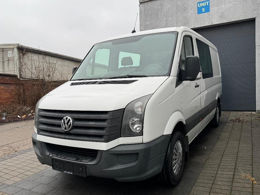 VW CRAFTER 2.0 TDI L3H1 2013 DUBBELE CABINE 6PLAATS 90000 KM, Auto's, Bestelwagens en Lichte vracht, Euro 5, 4 cilinders, Volkswagen