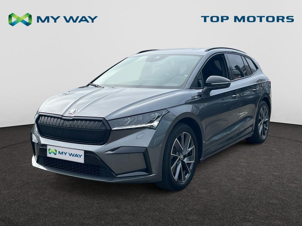 Skoda Enyaq SPORTLINE*82KWH*285PK*PANODAK*CARPLAY*CAMERA*TOP, Autos, Skoda, Cruise Control, Achat, Automatique, 1 g/km