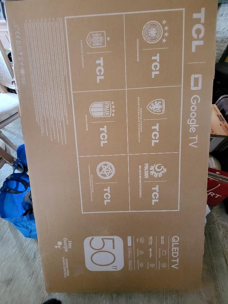 TV TCL QLED 50 POUCES 127CM SMART, Neuf, Autres marques, QLED, Enlèvement
