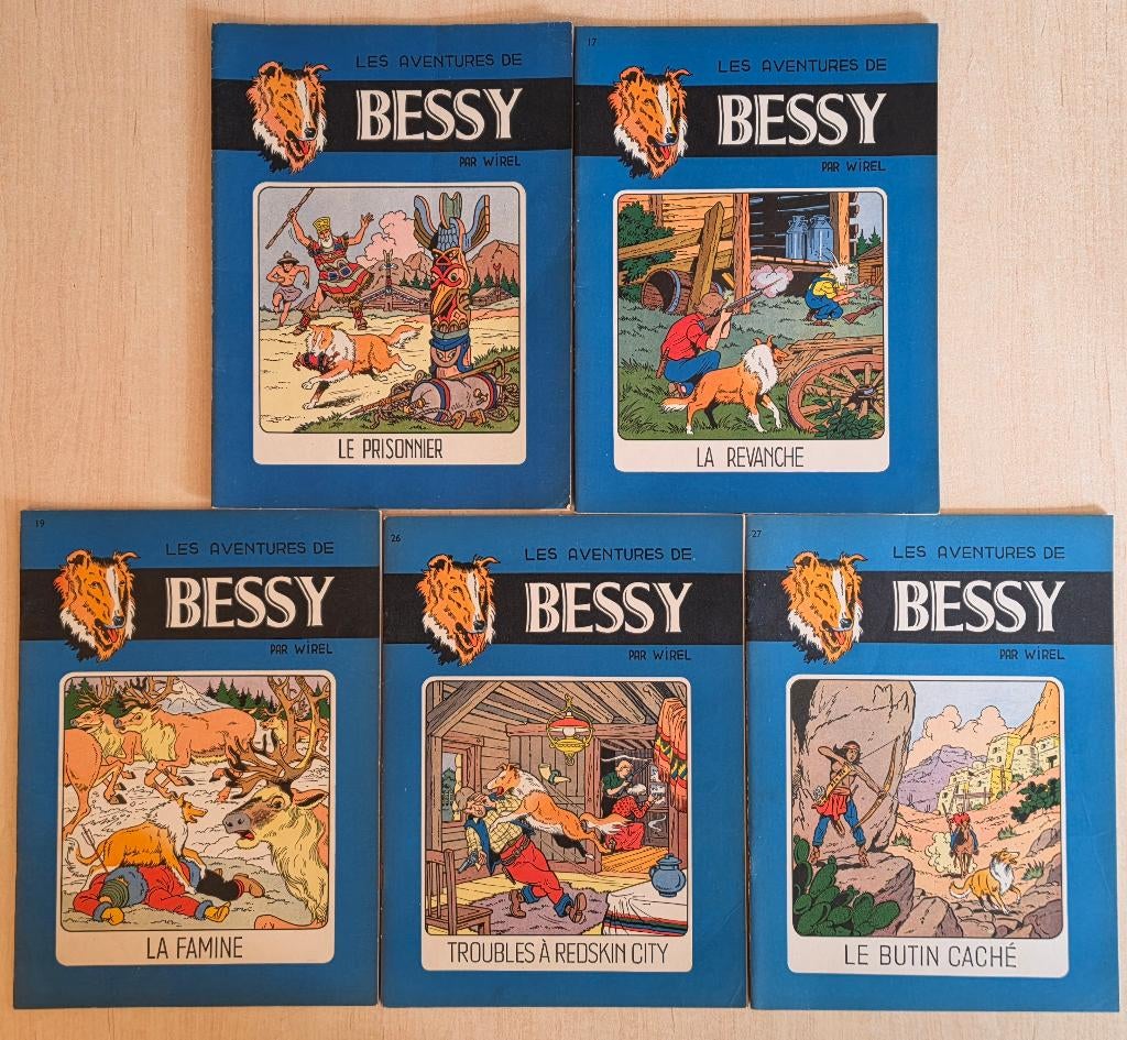 Lot BESSY ( Edition Originale / Eerste Druk ) 11 17 19 26 27, Livres, BD, Utilisé, Plusieurs BD, Enlèvement ou Envoi