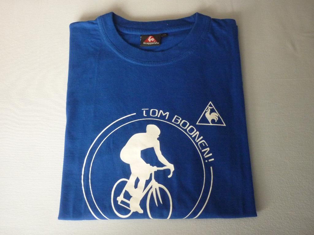 T-shirt 'Tom Boonen' Le Coq Sportif, Blauw, Le coq Sportif, Nieuw, Overige maten