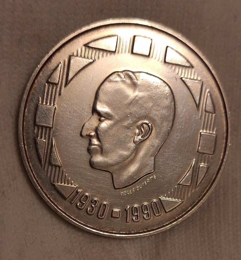 500 Frank 1990 Boudewijn (60-e verjaardag), Envoi