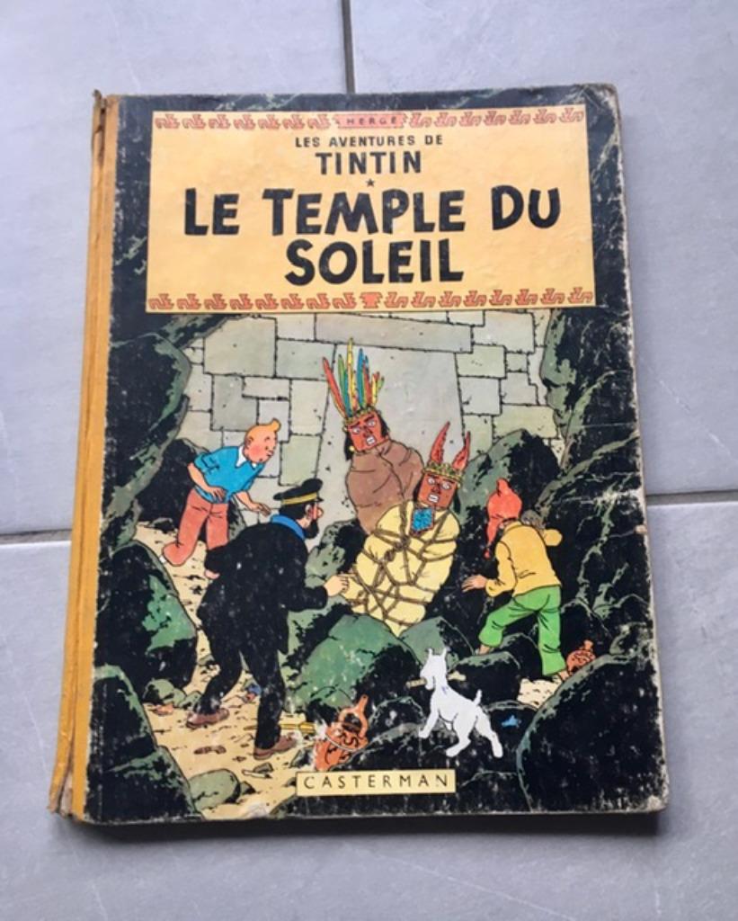 BD TINTIN - Le temple du soleil B12 1955, Livres, BD, Enlèvement ou Envoi