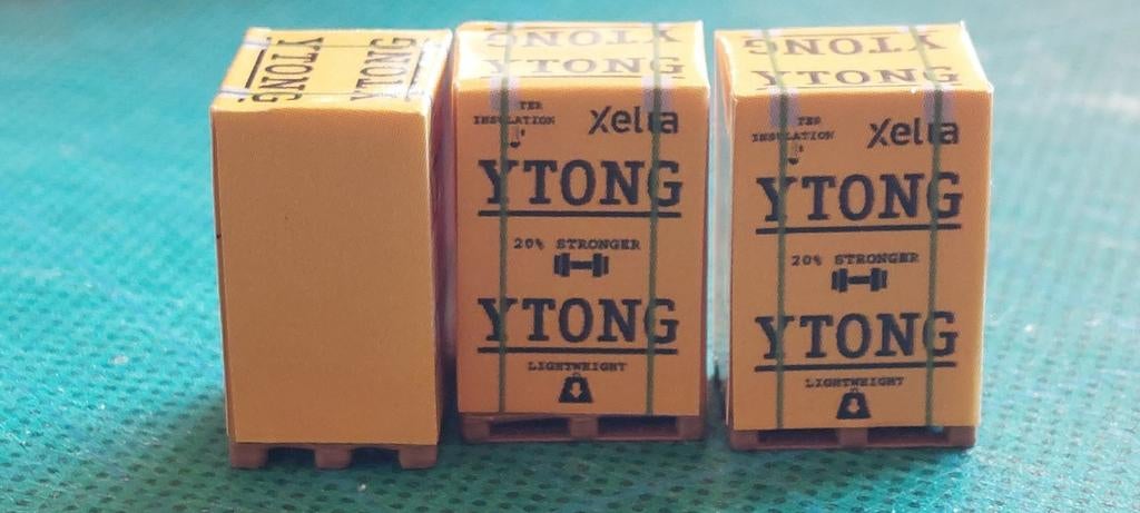 PALETTES H0LK 0703 POMMES DE TERRE/BLOCS DE GAZ TONG 1/87, Neuf, Autres marques, Enlèvement ou Envoi, Autres types