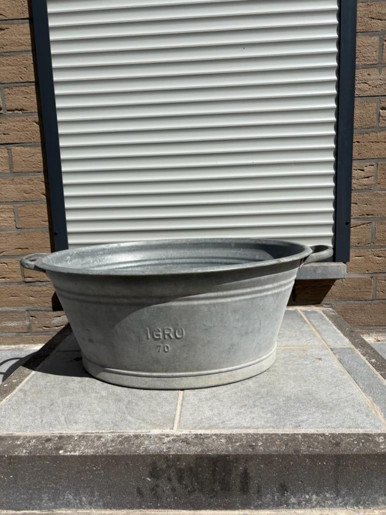 Zinken kuip, Antiek en Kunst, Ophalen