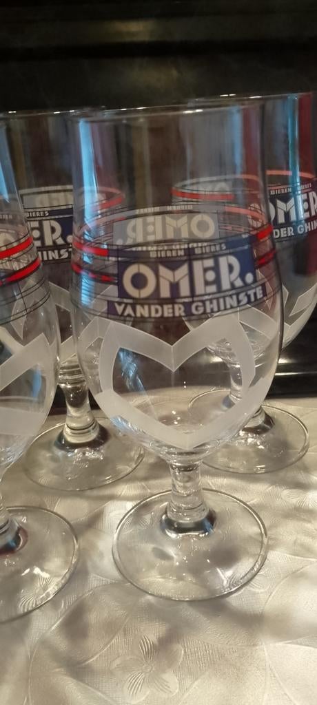 Glas omer, Verzamelen, Biermerken, Ophalen, Zo goed als nieuw