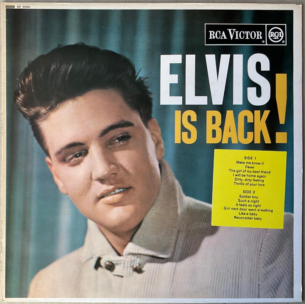 Elvis Presley. Vinyle « Elvis Is Back » Royaume-Uni 1971, CD & DVD, Vinyles | Rock, Envoi, Comme neuf, 12 pouces, Pop rock