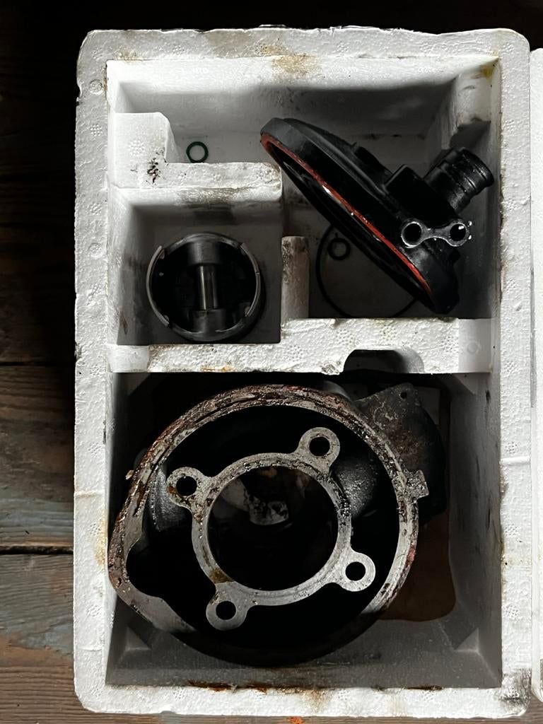 80cc dr cilinder, Ophalen