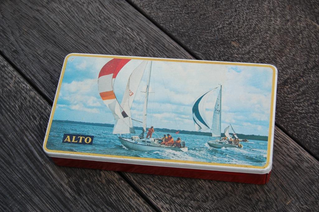 Ancienne boite en tôle de cigares - Alto, Collections, Articles de fumeurs, Briquets & Boîtes d'allumettes, Utilisé, Boite à tabac ou Emballage