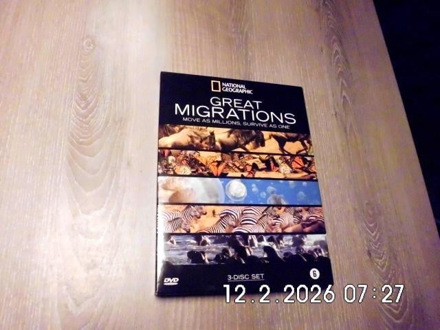 GREAT MIGRATIONS 3 DVD, CD & DVD, DVD | Documentaires & Films pédagogiques, Tous les âges, Enlèvement, Neuf, dans son emballage