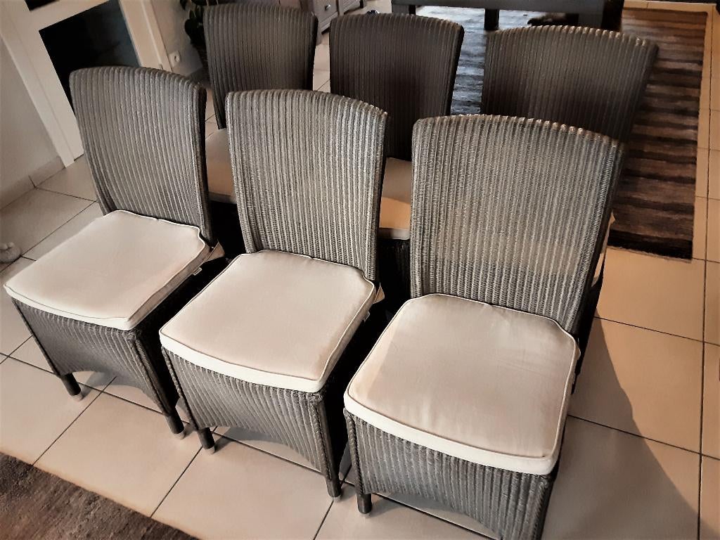 meubelen, Ophalen, Bruin, Vijf, Zes of meer stoelen, Stof