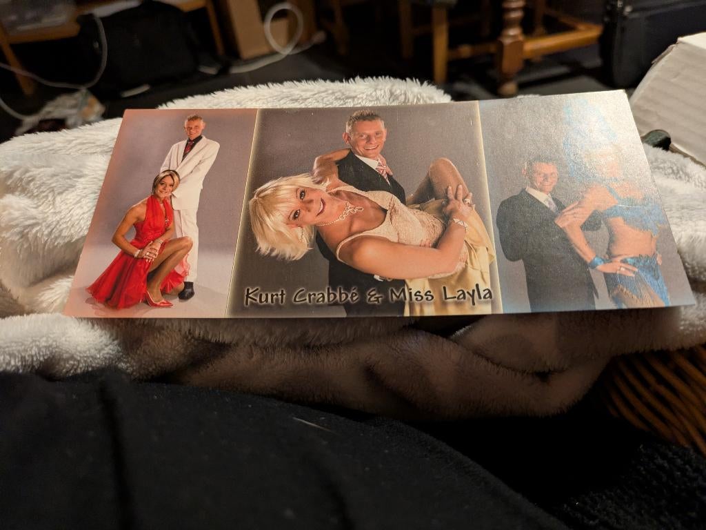 Kurt crabbe en miss layla, Ophalen of Verzenden, Zo goed als nieuw, Prent