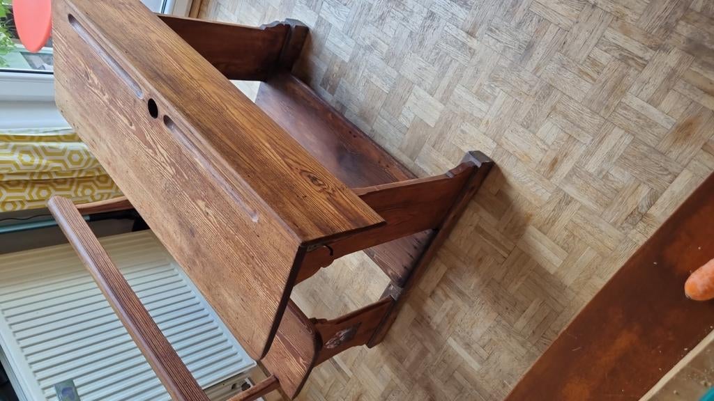 pupitre/bureau vintage, Antiquités & Art, Enlèvement