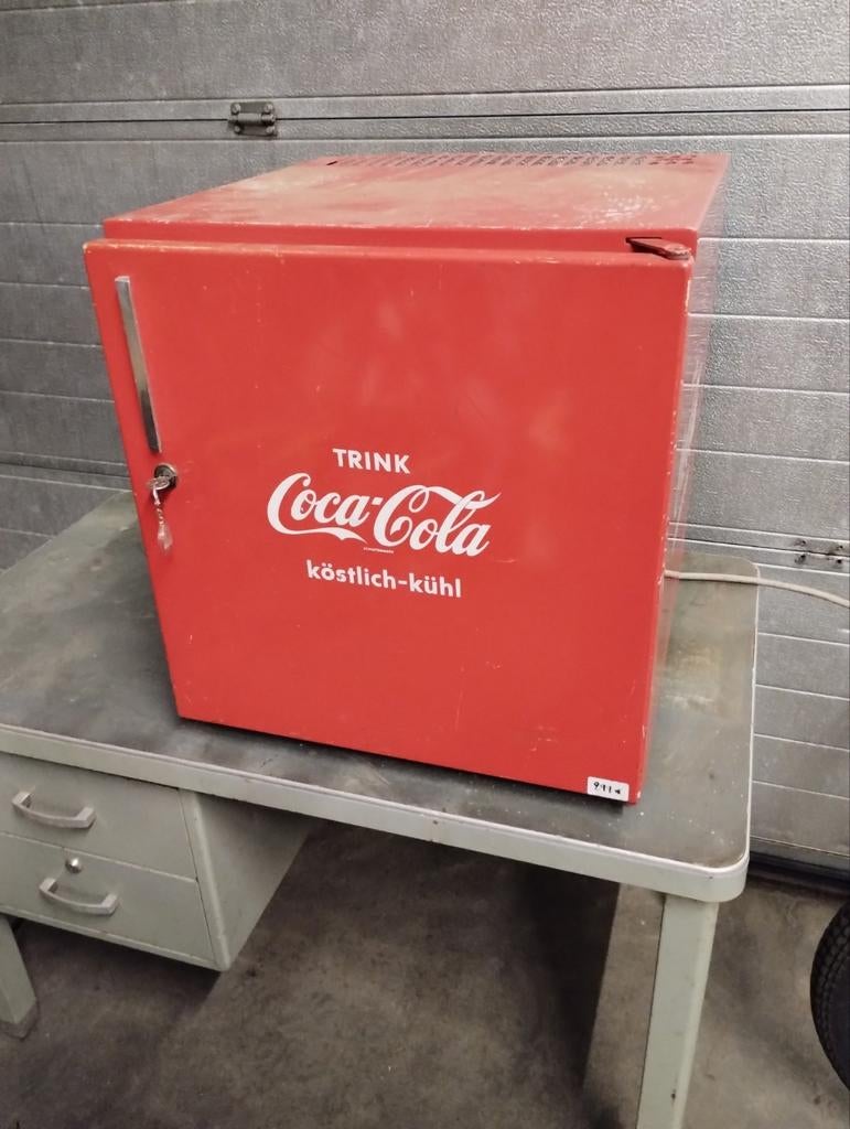 Coca cola frigo tafelmodel, Verzamelen, Automaten | Overige, Ophalen of Verzenden, Gebruikt