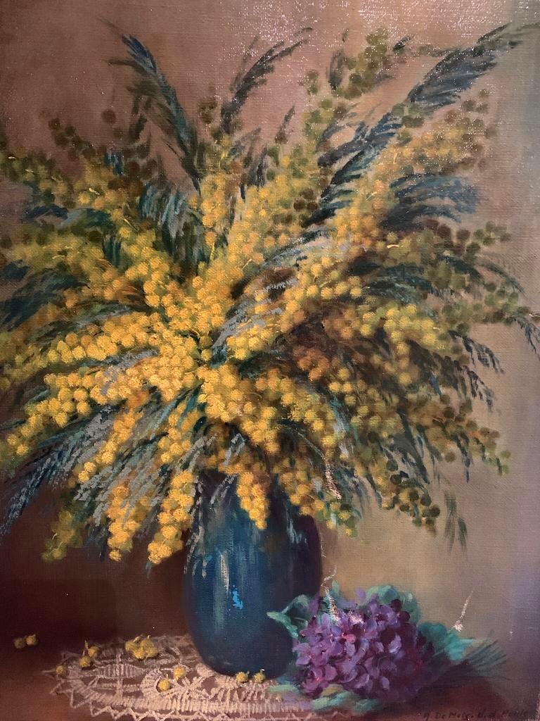 Tableau mimosa, Antiquités & Art, Enlèvement ou Envoi