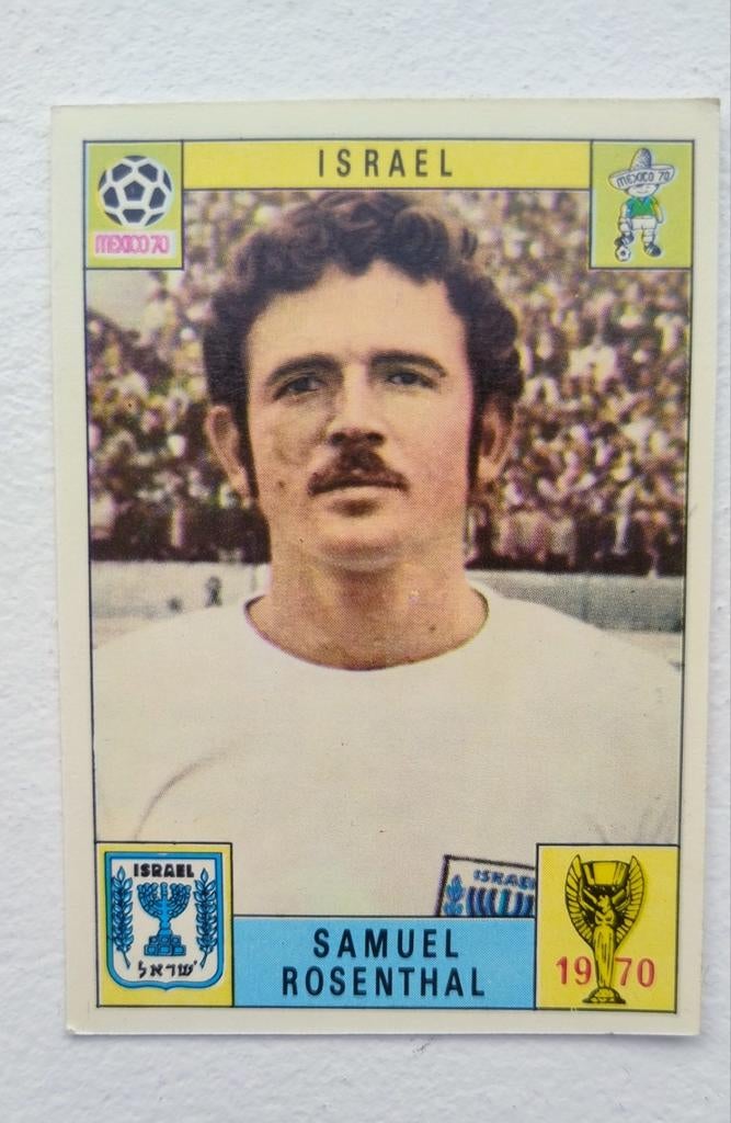 Panini Mexique 70 : Israël - Samuel Rosenthal., Enlèvement ou Envoi, Comme neuf